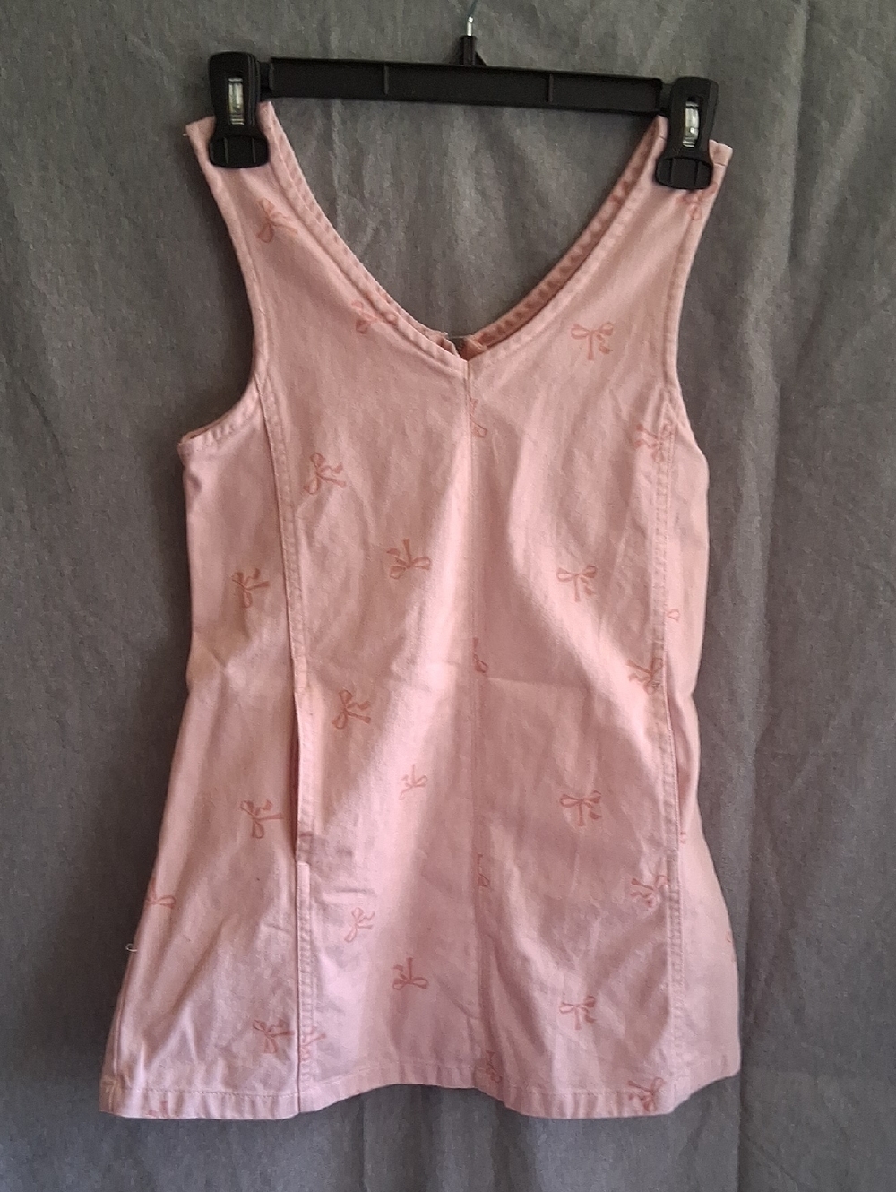 cupcakes & cashmere Light Pink Sleeveless Bow-Print Cotton Dress